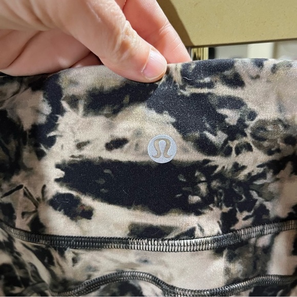 LULULEMON ~ Invigorate High Rise Tight Dispersed Raw Light Linen Multi Sz 8 - Picture 11 of 15